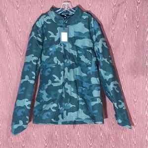 Brandit M65 Field Jacket Darkcamo Army Military Style Coat Liner Sz Large NEW